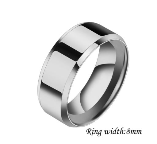 Niche Rings For Men And Women Stainless Steel Couple Rings - Up Trend Store-1