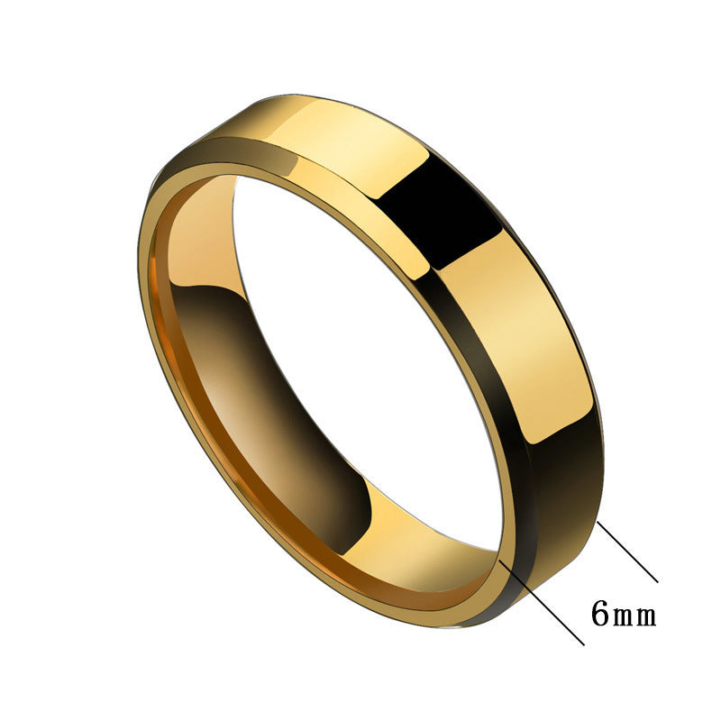 Niche Rings For Men And Women Stainless Steel Couple Rings - Up Trend Store-1