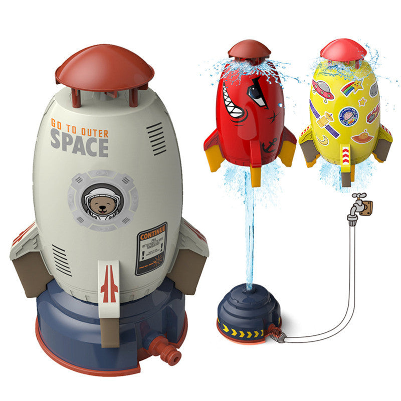Rocket Launcher Toys Outdoor Rocket Water Pressure Lift Sprinkler Toy Fun Interaction In Garden Lawn Water Spray Toys For Kids Summer Gadgets - Up Trend Store-1