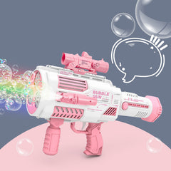 Bubbles Gun Kids Toy Rocket Soap Bubble Machine Guns Automatic Blower Portable Pomperos Toy For Children Gift - Up Trend Store-1