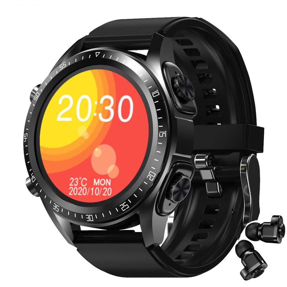 Headphones Sports Bracelet 2-in-1 Heart Rate Monitor Bluetooth Calling - Up Trend Store-1