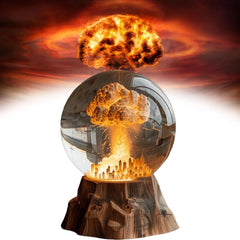 Atomic Bomb Explosion Lamp, Nuclear Explosion Lamp, 3D Mushroom Cloud Explosion Night Light, Atomic Bomb Model Atmosphere Lamp, LED Resin Night Light, Beside Lamp, Desk Lamp, Table Lamp - Up Trend Store-1