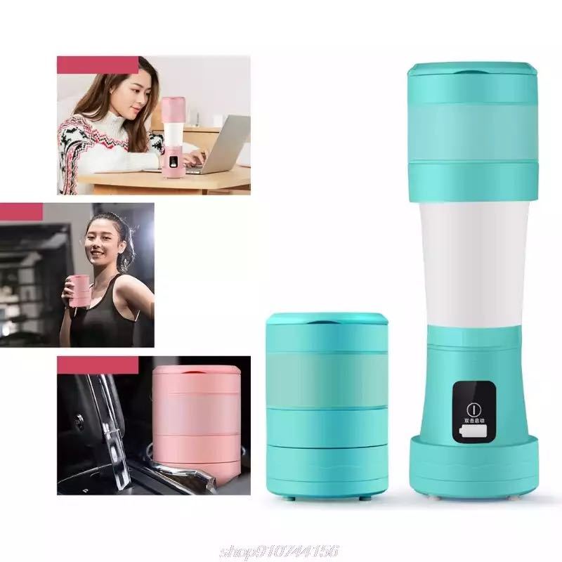450ML Mini Portable Blender Mixer Cooking Appliances Food Processor Food Mixers Smoothie Blenders Cup Juicers Kitchen Appliance - Up Trend Store-1