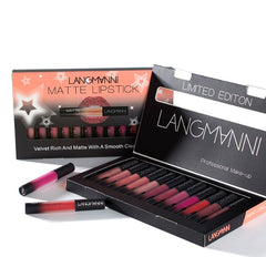 Matte Lipstick Waterproof Long-lasting Velvet Lipstick Set - Up Trend Store-1